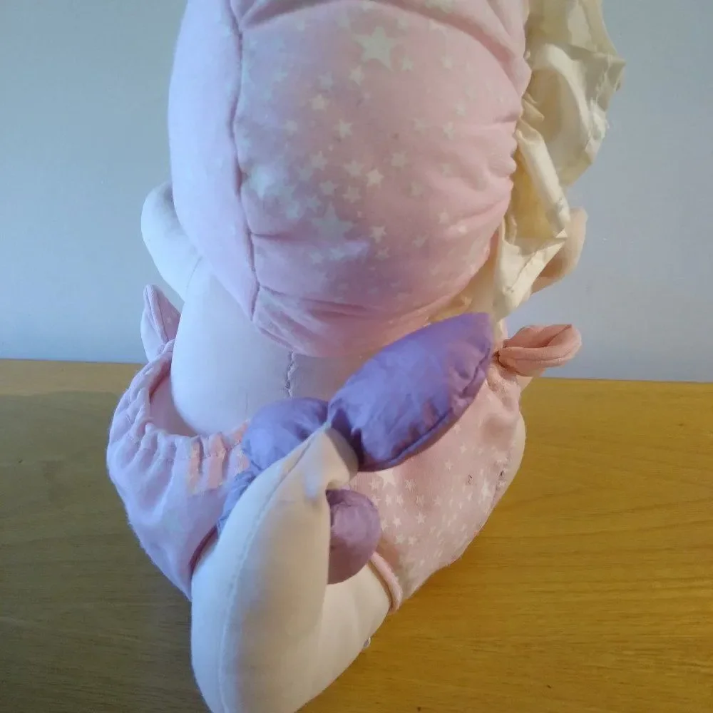 Vintage 90s Dandee Baby Sinclair Plush Doll Vinyl